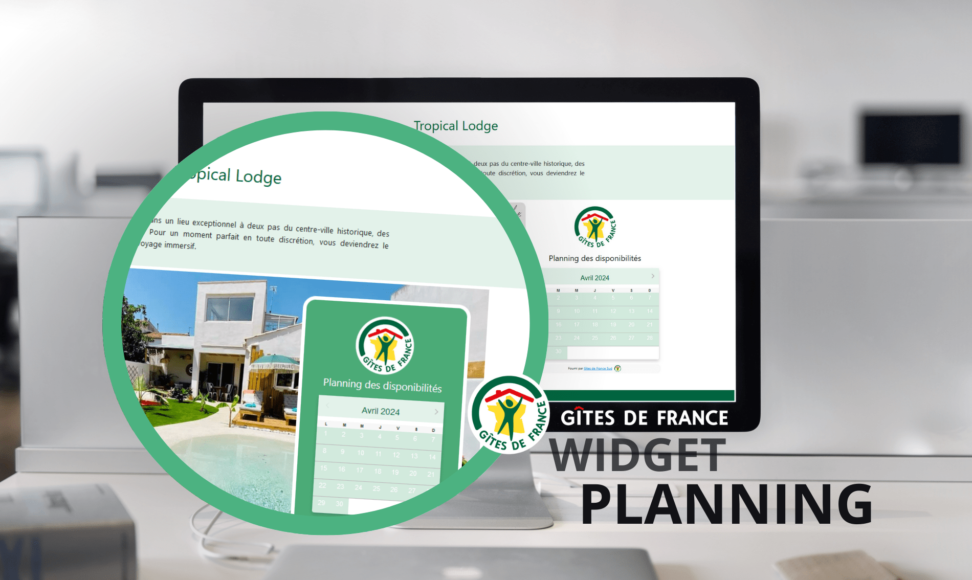 Widget de disponibilités : votre planning sur votre site
