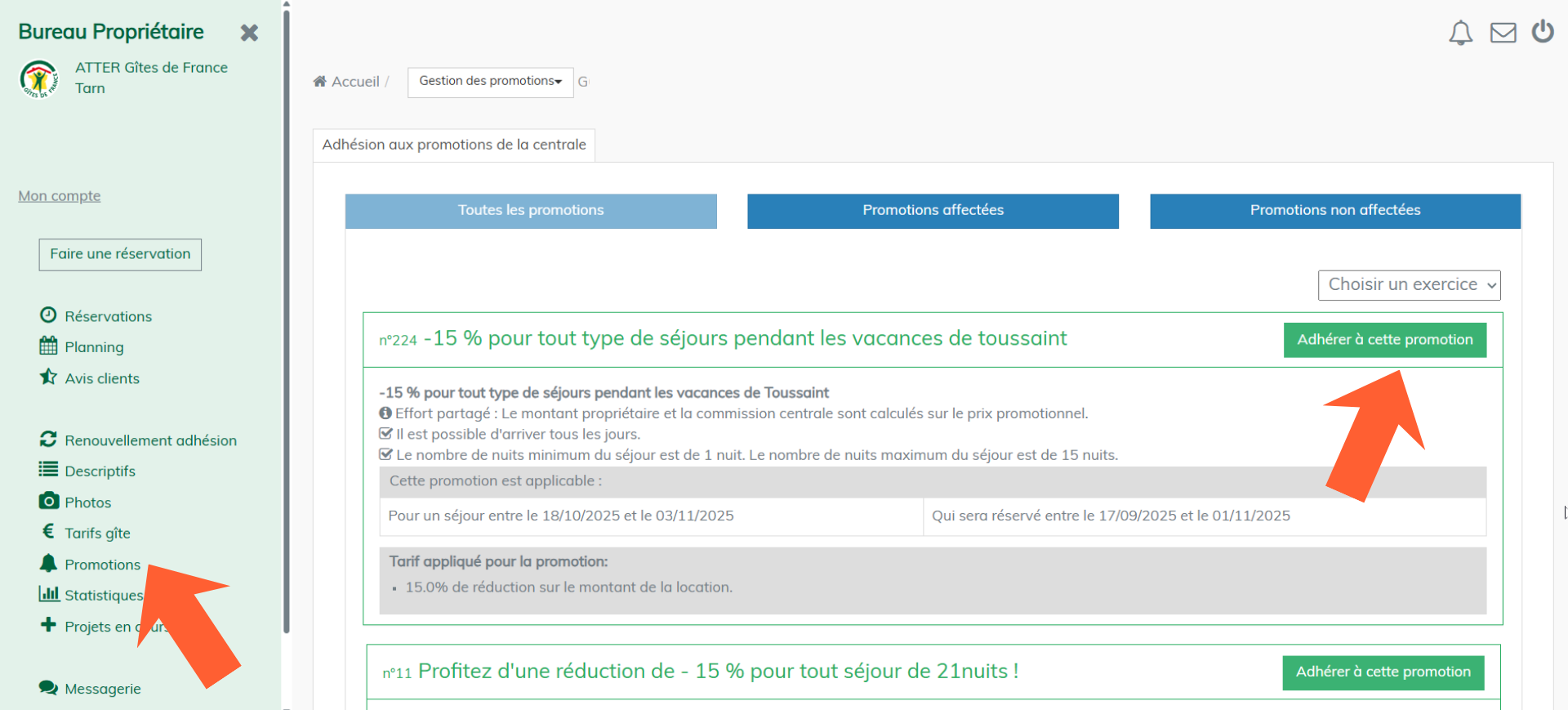 promo toussaint