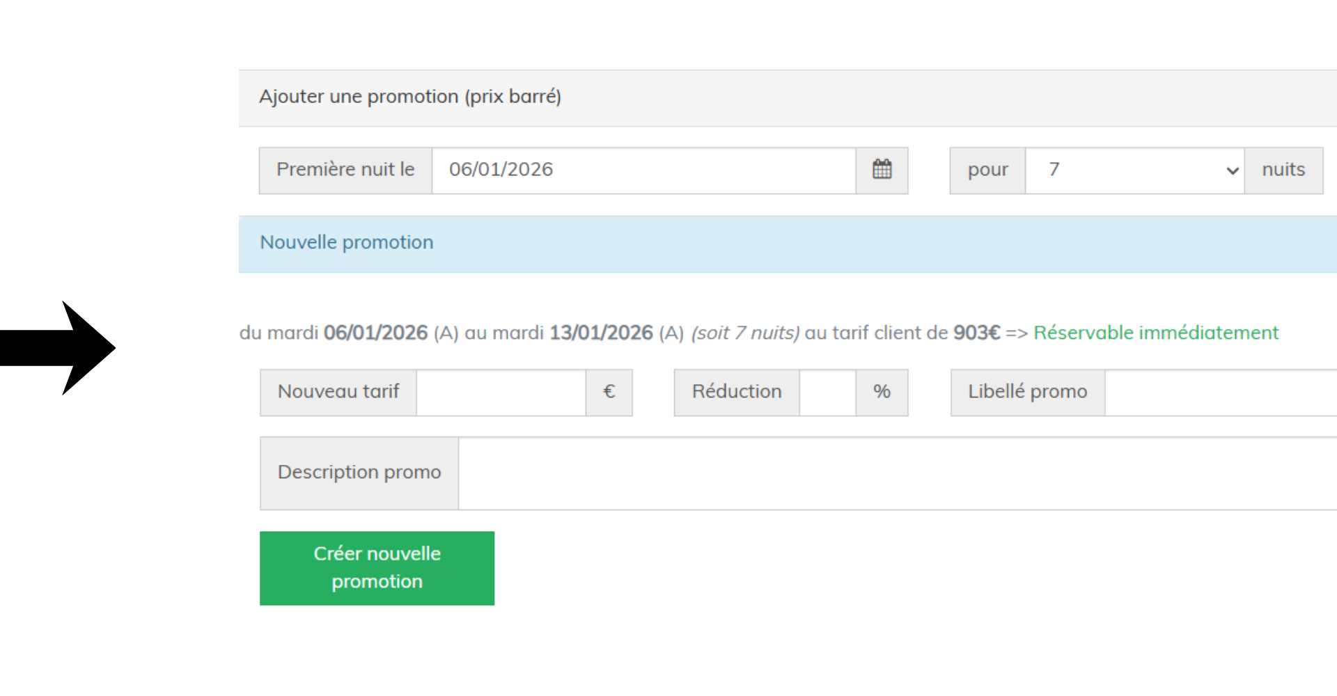 promotion personnalisée
