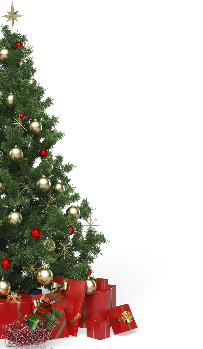 sapin et cadeaux de noel